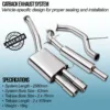 A free flowing exhaust is a great way to get the best out of the 2.0L TFSI engine