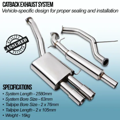 A free flowing exhaust is a great way to get the best out of the 2.0L TFSI engine