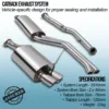 A free flowing exhaust is a great way to get the best out of the BMW M54 6 cylinder engine