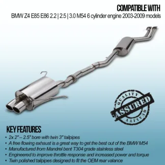 2x 2' - 2.5' bore with twin 3' tailpipes