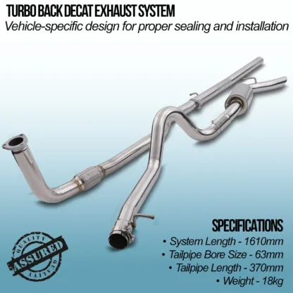 2.5' bore with 2.5' tailpipe