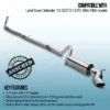 A free flowing exhaust is a great way to get the best power and sound out of the 2.5TD engine