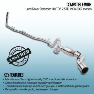 A free flowing exhaust is a great way to get the best power and sound out of the 2.5TD engine