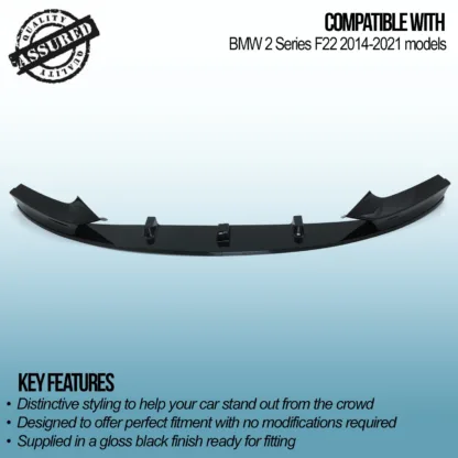 Gravity Performance front splitters are designed to provide a quick and easy upgrade