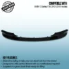 with seamless fitment onto the OEM bumper. Our splitters enhance the front end of your vehicle with a lower