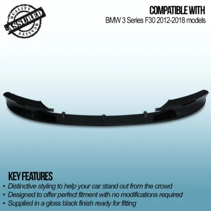 with seamless fitment onto the OEM bumper. Our splitters enhance the front end of your vehicle with a lower