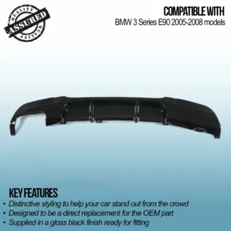 Gravity Performance Rear Diffusers are specifically designed to improve your BMW's aesthetics with distinctive styling. Our Rear Diffusers complement your BMW's other styling elements and pair well with our range of splitters and side skirts