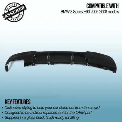Gravity Performance Rear Diffusers are specifically designed to improve your BMW's aesthetics with distinctive styling. Our Rear Diffusers complement your BMW's other styling elements and pair well with our range of splitters and side skirts