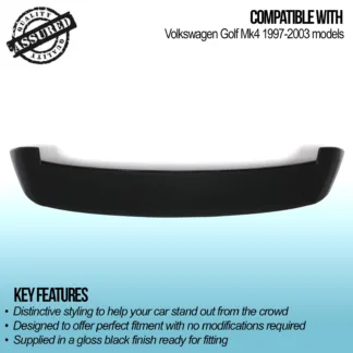 Add style and aerodynamic performance with a Gravity Performance rear spoiler. Transform the look and profile of your car