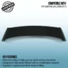 Add style and aerodynamic performance with a Gravity Performance rear spoiler. Transform the look and profile of your car