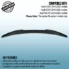 Add style and aerodynamic performance with a Gravity Performance rear spoiler. Transform the look and profile of your car