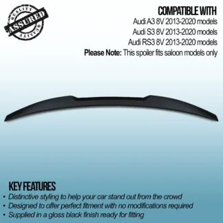 Add style and aerodynamic performance with a Gravity Performance rear spoiler. Transform the look and profile of your car