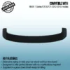 Add style and aerodynamic performance with a Gravity Performance rear spoiler. Transform the look and profile of your car