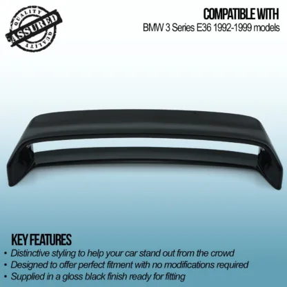 Add style and aerodynamic performance with a Gravity Performance rear spoiler. Transform the look and profile of your car