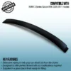 Add style and aerodynamic performance with a Gravity Performance rear spoiler. Transform the look and profile of your car