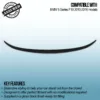 Add style and aerodynamic performance with an our rear spoiler. Transform the look and profile of your car
