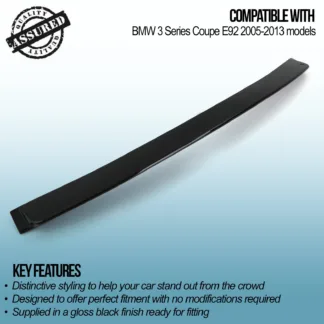 Add style and aerodynamic performance with a Gravity Performance rear spoiler. Transform the look and profile of your car