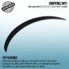 Add style and aerodynamic performance with a Gravity Performance rear spoiler. Transform the look and profile of your car