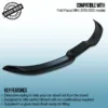 Add style and aerodynamic performance with a Gravity Performance rear spoiler. Transform the look and profile of your car