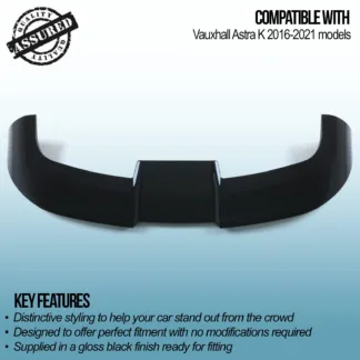 Add style and aerodynamic performance with a Gravity Performance rear spoiler. Transform the look and profile of your car