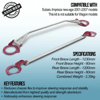 Manufactured from highest quality and strength aluminium to help reduce weight without compromising strength