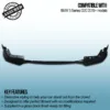 Gravity Performance front splitters give your car enhanced aerodynamics and styling cues. Our Gravity Performance front lips are designed to fit directly onto your OEM front bumper.