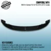 Gravity Performance front splitters give your car enhanced aerodynamics and styling cues. Our Gravity Performance front lips are designed to fit directly onto your OEM front bumper.