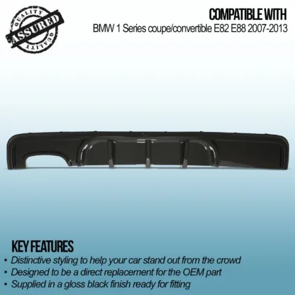 Our rear diffusers are designed to lower the look of your vehicle whilst most importantly improving downforce