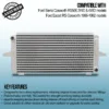 Twin aluminium core will achieve up to 30% greater cooling capability than OEM
