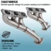 ensuring smooth installation every time. Our manifolds improve the collection of gasses from the cylinder heads