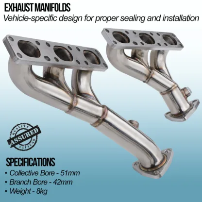 ensuring smooth installation every time. Our manifolds improve the collection of gasses from the cylinder heads