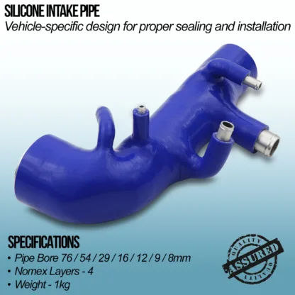reinforced silicone turbo intake hose