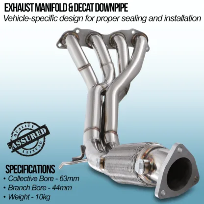ensuring smooth installation every time. Our manifolds improve the collection of gasses from the cylinder heads