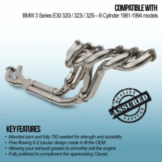 Mandrel bent and fully TIG welded for strength and durability