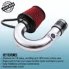 High quality big bore cone type to provide up to 50% more surface area compared to the OEM airbox