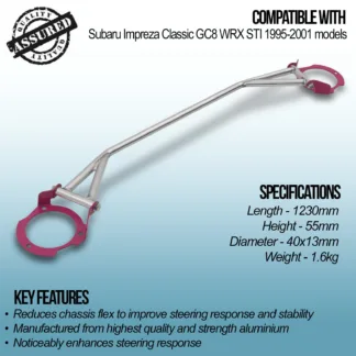 Manufactured from highest quality and strength aluminium to help reduce weight without compromising strength