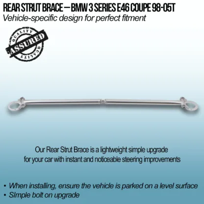 where there would otherwise be flex. All of our braces mount to OEM fixings making installation smooth and quick.