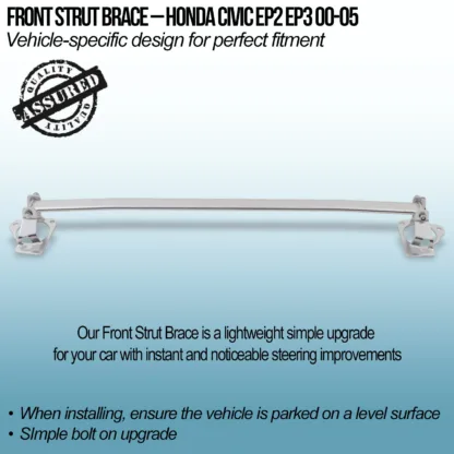 where there would otherwise be flex. All of our braces mount to OEM fixings making installation smooth and quick.