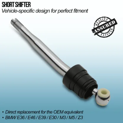 Engineered to reduce gear shift throw by as much as 40% compared to the OEM setup