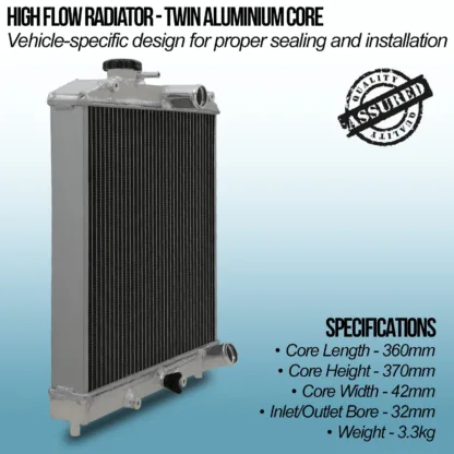 Keeps engine temperatures down