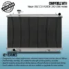 Twin aluminium core will achieve up to 30% greater cooling capability than OEM