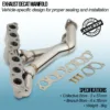 Mandrel bent and fully TIG welded for strength and durability