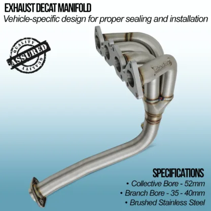 Ideal aftermarket upgrade for enthusiasts seeking improved performance and sound