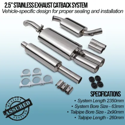 Tailpipes designed to fit into the OEM Rear Valance