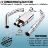 A free flowing exhaust is a great way to get the best out of the 2.0L engine