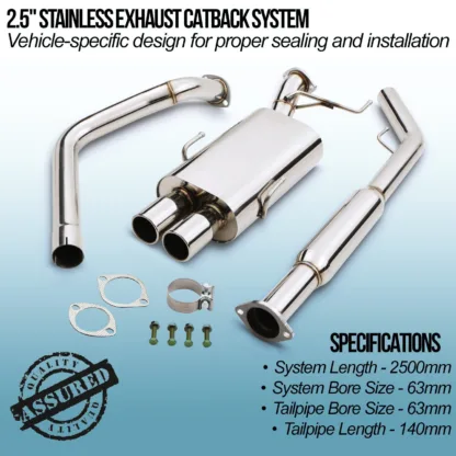 A free flowing exhaust is a great way to get the best out of the 2.0L engine