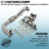 Mandrel bent and fully TIG welded for strength and durability
