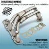 Mandrel bent and fully TIG welded for strength and durability