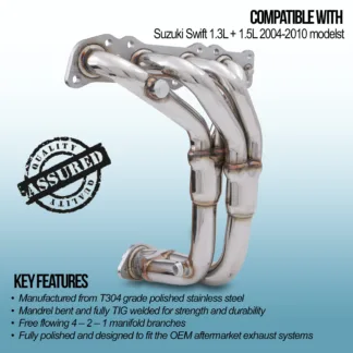 Manufactured from T304 grade polished stainless steel