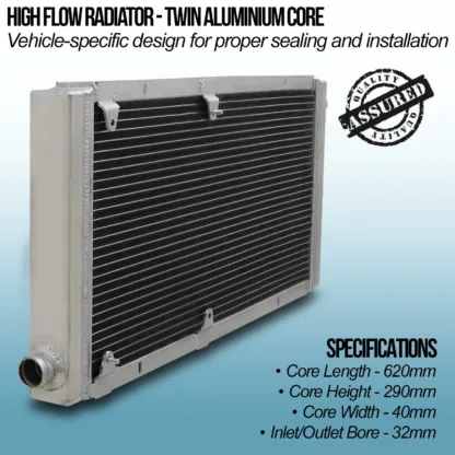 More water volume within a channel means greater cooling efficiency